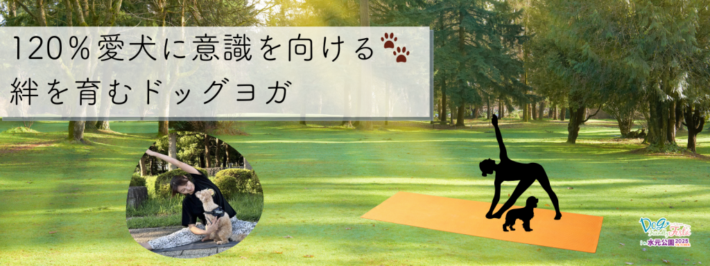 120％愛犬に意識を向ける🐾 絆を育むドッグヨガ